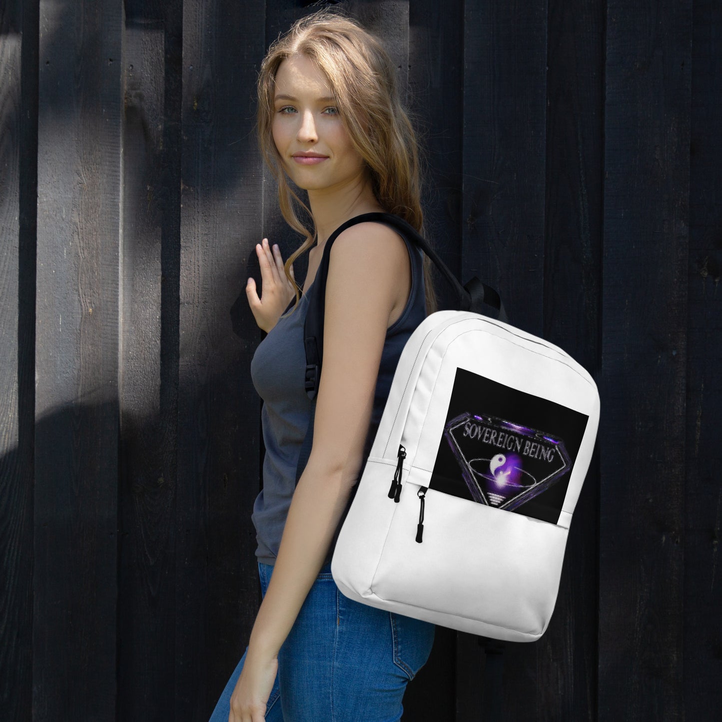Sovereign Being "Debut Album Cover"Backpack