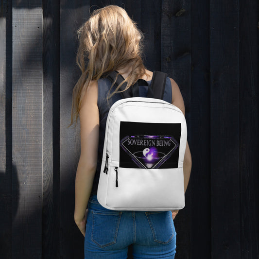 Sovereign Being "Debut Album Cover"Backpack