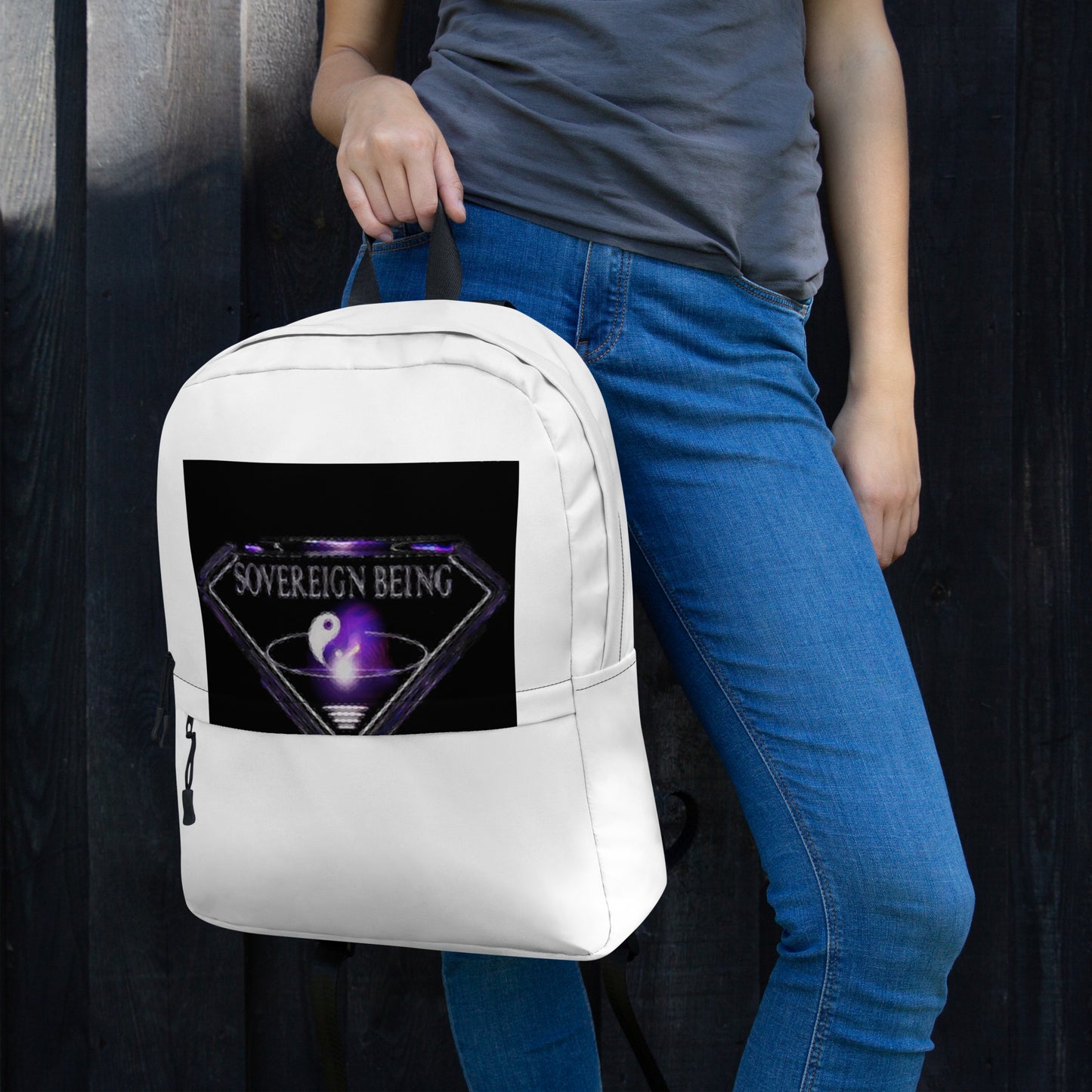 Sovereign Being "Debut Album Cover"Backpack