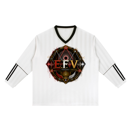 Energy Frequency Vibration  Gear/ Unisex Striped Soccer Jersey