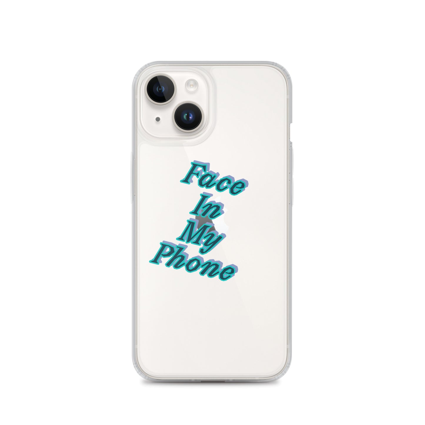 "FACE IN MY PHONE" Clear Case for iPhone®