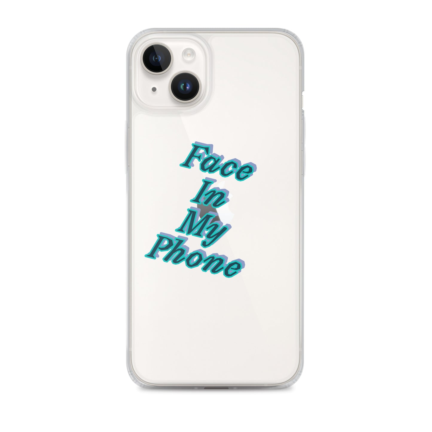 "FACE IN MY PHONE" Clear Case for iPhone®