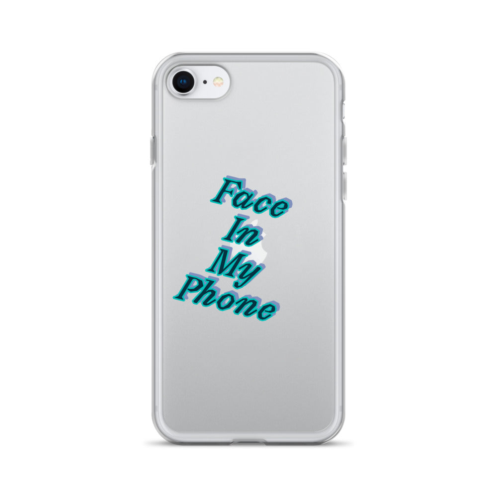 "FACE IN MY PHONE" Clear Case for iPhone®